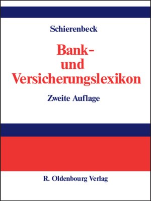 cover image of Bank- und Versicherungslexikon